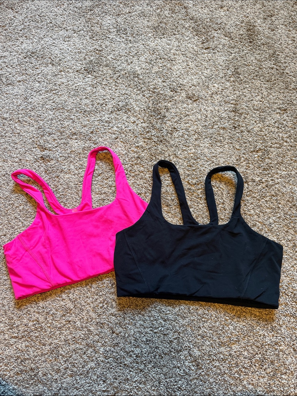FP Movement Women’s Seamless Sports Bras - Pink & Black